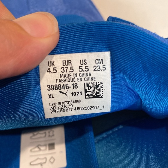 PUMA SPEEDCAT OG NWOT PUMA Team Royal-PUMA White Sz 5.5 EU 37.5 - Picture 10 of 15